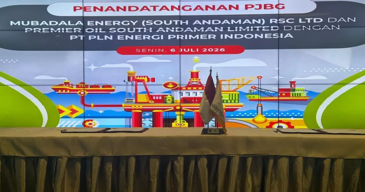 PJBG Andaman Resmi Ditandatangani, Djoko Siswanto: Gas 160 MMSCFD untuk PLN Percepat FID, Target Onstream 2028