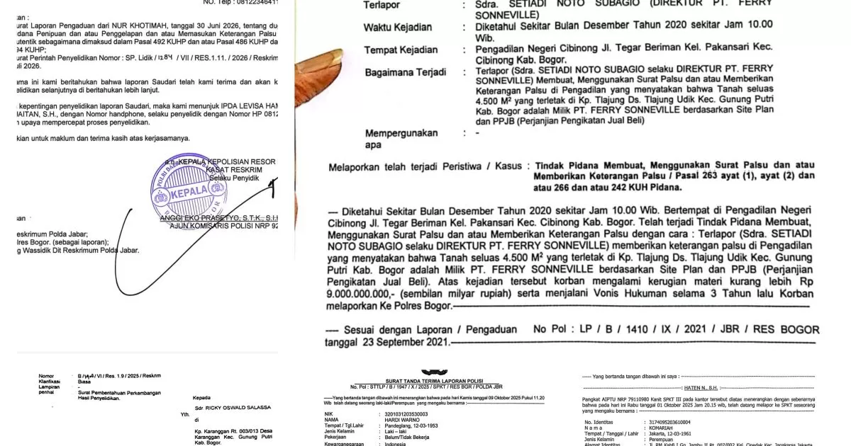 Sejumlah Laporan Terkait SNS Masih Berproses, Pelapor Berharap Kepastian Hukum