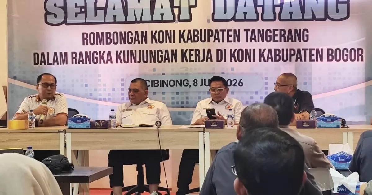 KONI Kabupaten Bogor Jadi Rujukan Pembinaan Atlet, Tangerang Ajak Sparing Partner