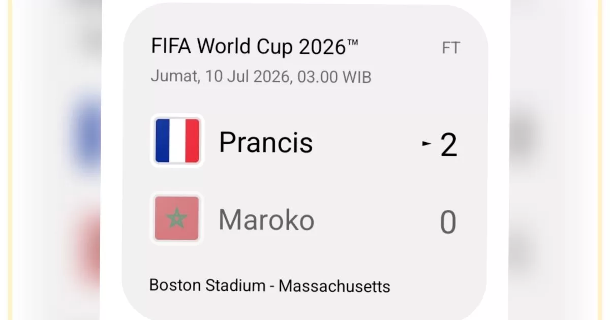 Prancis Tundukkan Maroko 2-0, Amankan Tiket Semifinal Piala Dunia 2026