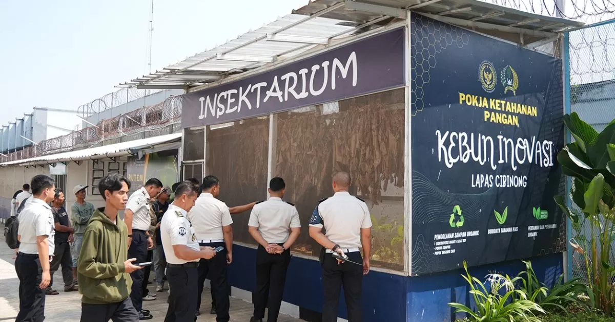 Kwartir Nasional Gerakan Pramuka Studi Tiru Program Ketahanan Pangan Lapas Cibinong