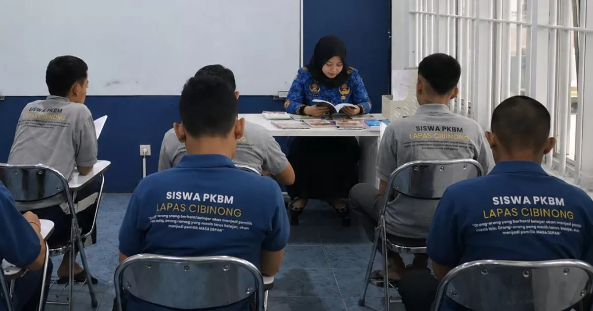 Lapas Cibinong Buka Harapan Baru, 10 Warga Binaan Ikuti Program Pendidikan Kesetaraan hingga Paket C