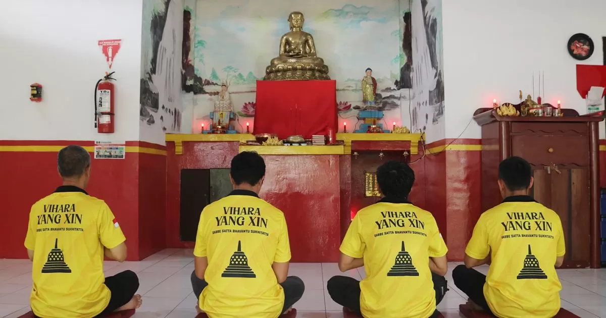 Lapas Cibinong Perkuat Pembinaan Spiritual Warga Binaan Beragama Buddha