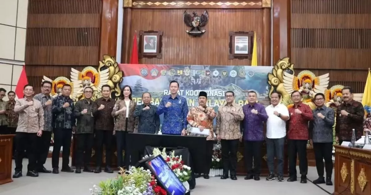 AHY Pimpin Rakor Pengembangan Bali, Bupati Bangli Dorong Infrastruktur Pariwisata