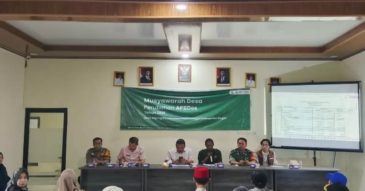 Pemerintah Desa Bojong Sepakati Perubahan APBDes Demi Pelayanan Lebih Optimal