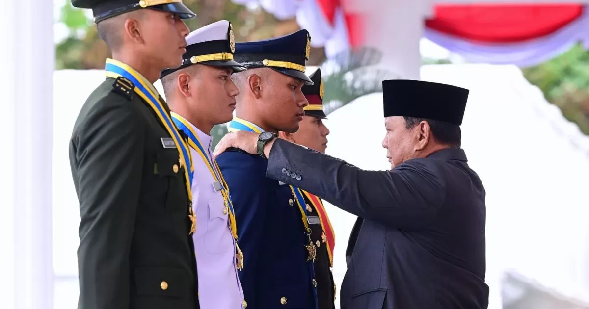 Presiden Prabowo Resmi Lantik 1.177 Perwira Remaja TNI dan Polri Tahun 2026