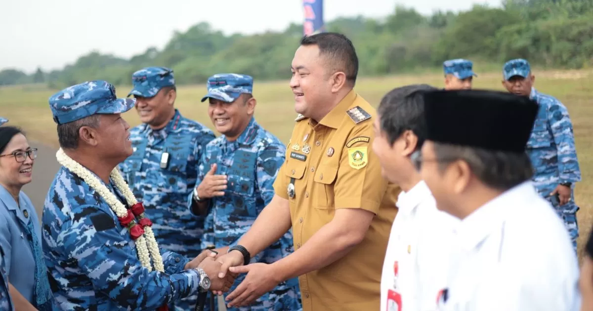 Rudy Susmanto Apresiasi Bakti Sosial Hari Bakti ke-79 TNI AU di Lanud Saleh Basarah Rumpin