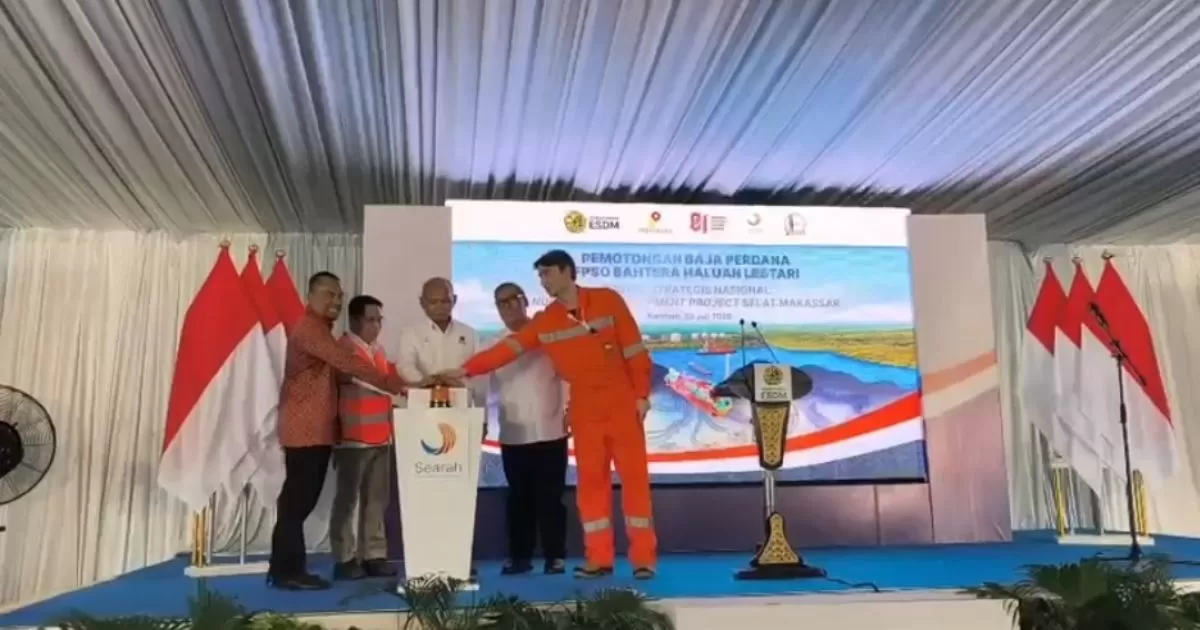 Djoko Siswanto Resmikan Pembangunan FPSO Terbesar Indonesia, Investasi Capai USD 15 Miliar