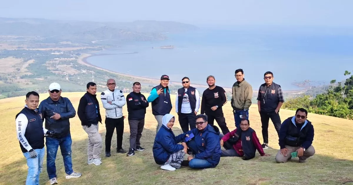 Dedy Firdaus dan Saiful Amari Ramaikan Touring MASACO ke Geopark Ciletuh