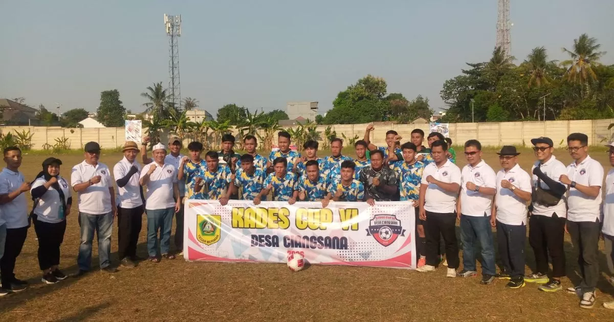 Kades Cup VI Desa Ciangsana 2026 Berakhir Meriah, Dusun 01 Raih Gelar Juara