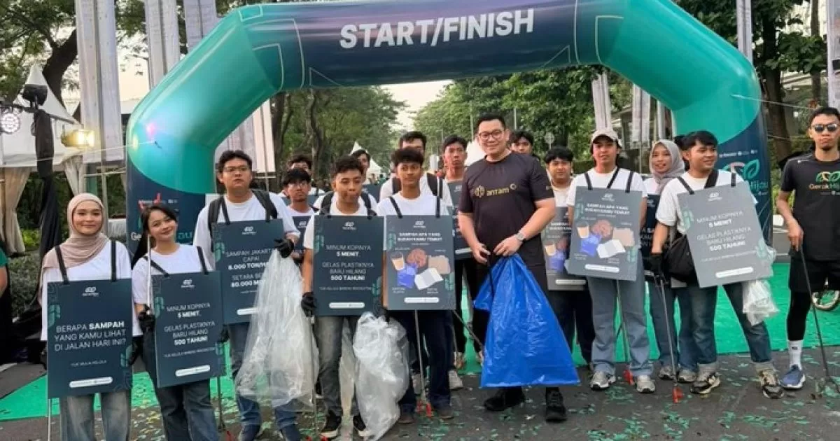 ANTAM Gelar Gerak Hijau 2026, Ribuan Warga Ramaikan Eco-Friendly Fun Walk