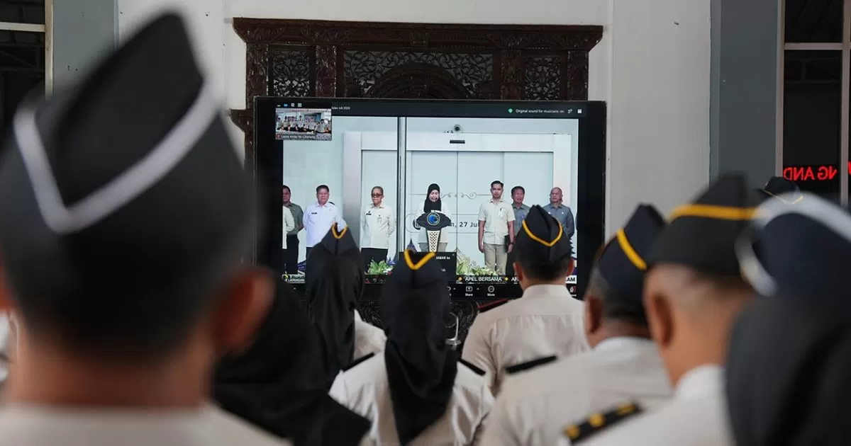 Lapas Cibinong Tegaskan Komitmen Profesionalisme ASN, Ikuti Apel Bersama Kemenko Kumham Imipas