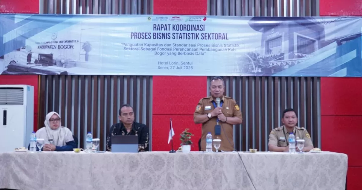 Pemkab Bogor Perkuat Satu Data Indonesia, Diskominfo Tegaskan Data Akurat Jadi Dasar Kebijakan