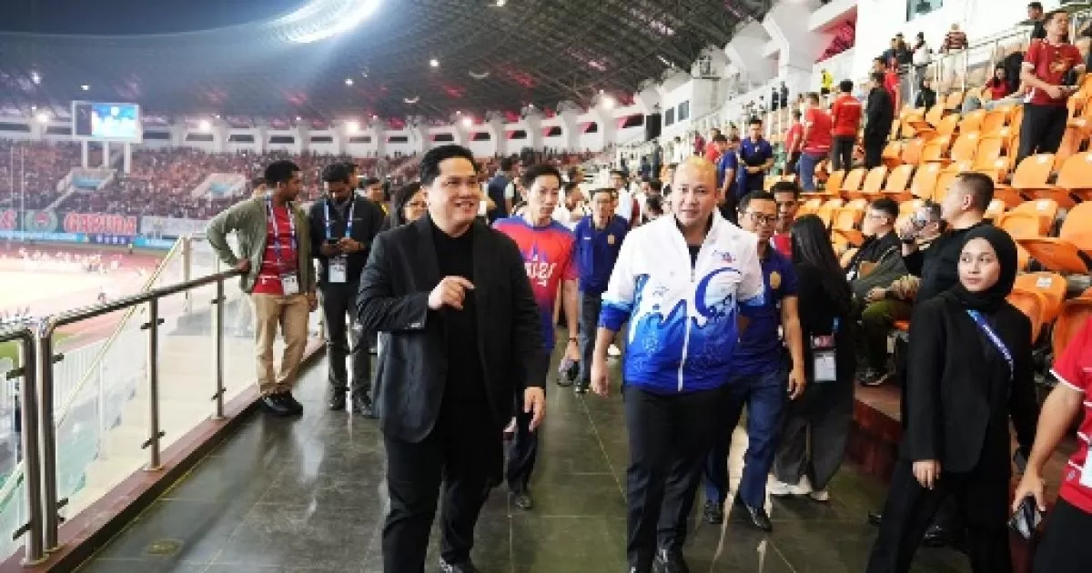 Erick Thohir Apresiasi Rudy Susmanto, Stadion Pakansari Dinilai Siap Jadi Stadion Bertaraf Internasional