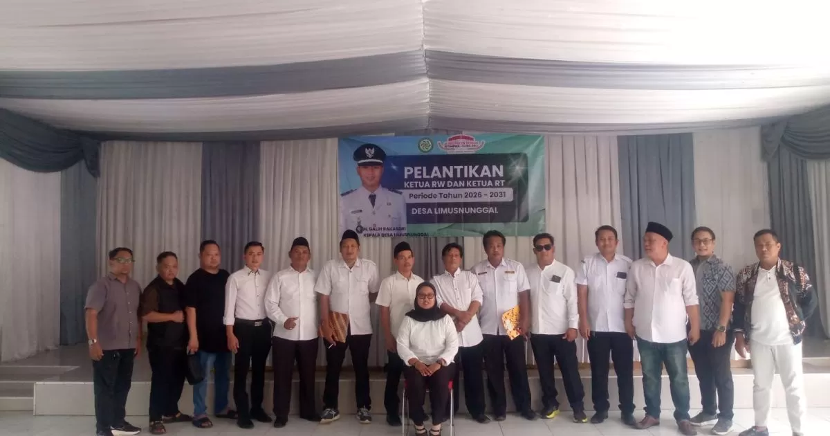 35 Ketua RT dan RW Desa Limusnunggal Resmi Dilantik, Kades H. Galih Rakasiwi Tekankan Pelayanan Prima untuk Masyarakat