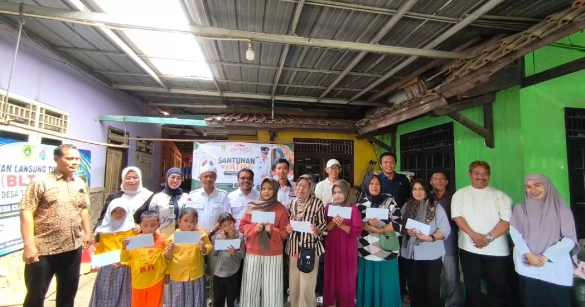 Pemdes Cicadas Salurkan BLT Dana Desa Tahap I dan II, Serta Menyantuni Anak Yatim