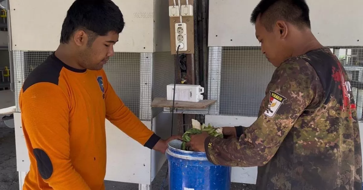 Inovasi Lapas Terbuka Kendal: Olah Sisa Pangan Menjadi Pakan Ternak Fermentasi