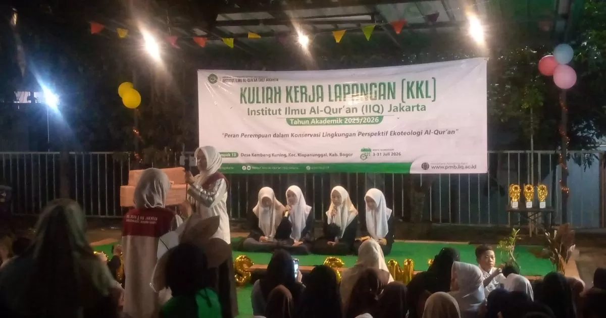 Pentas Seni Warnai Penutupan KKL IIQ Jakarta di Desa Kembang Kuning