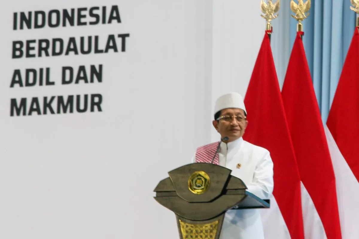 Buka Zikir dan Doa Kebangsaan, Menag Ajak Perkuat Persatuan Jelang HUT ke-81 RI