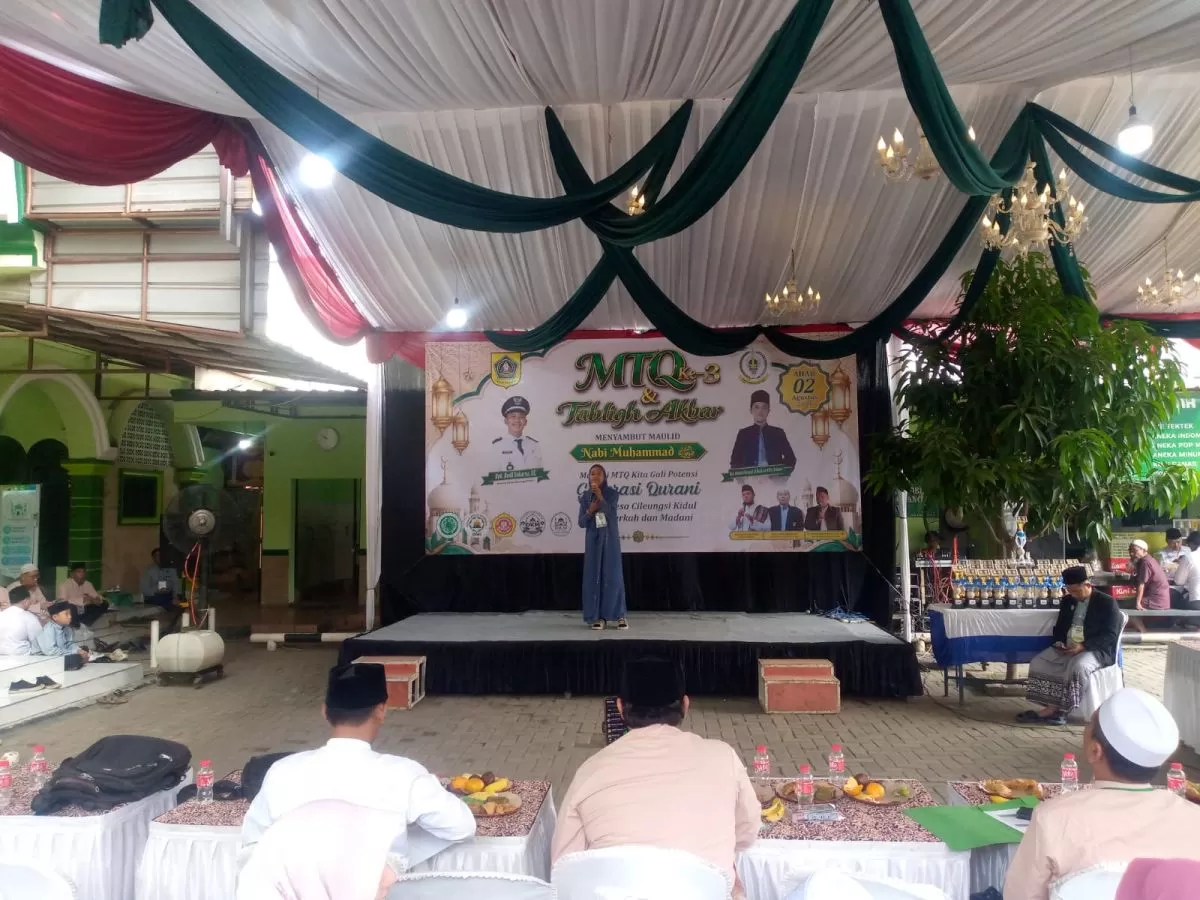 Desa Cileungsi Kidul Gelar MTQ Ke-3 dan Tabligh Akbar, Bangun Generasi Qurani