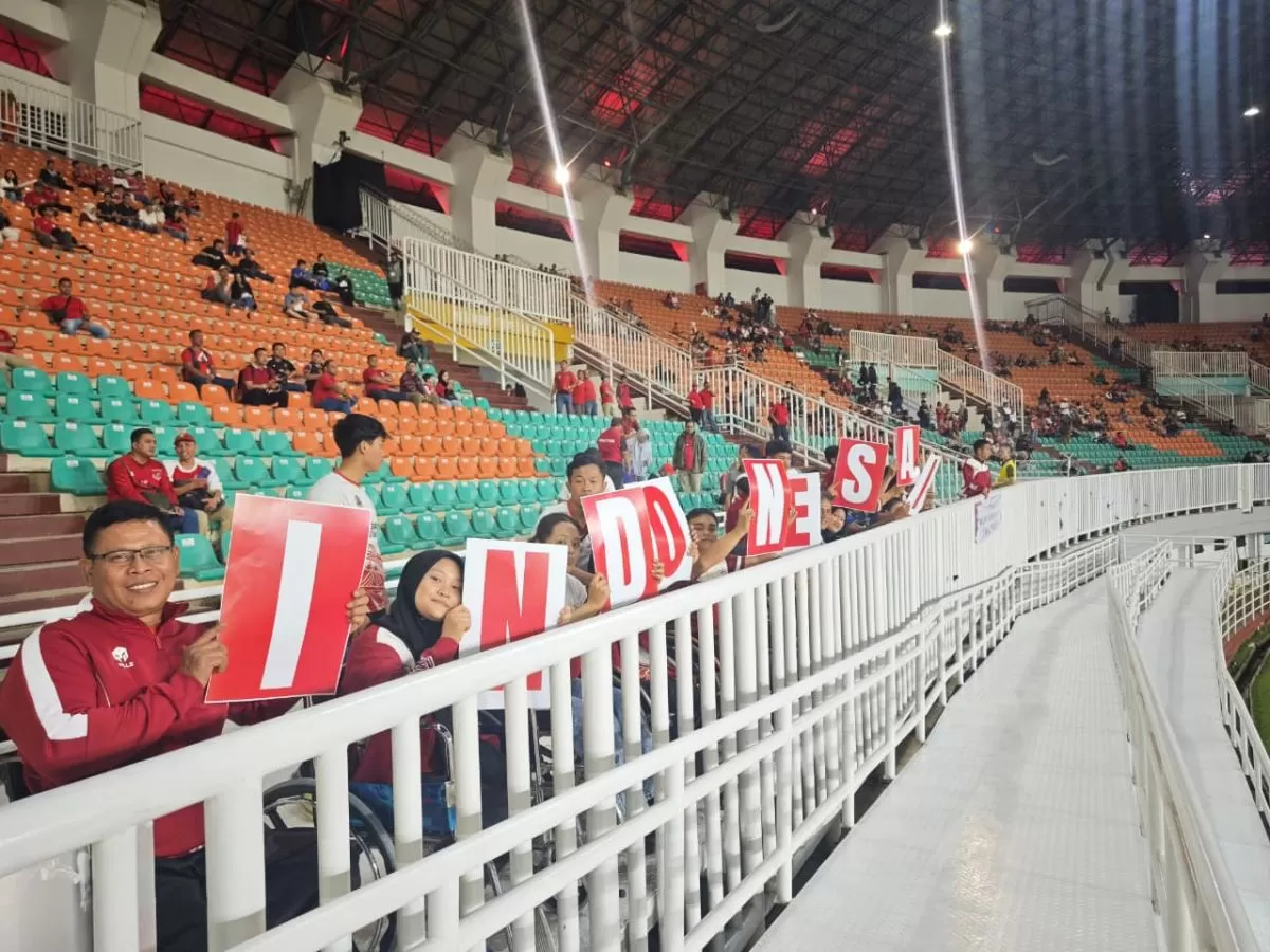 Atlet Disabilitas NPCI Kabupaten Bogor Siap Meriahkan Laga Timnas Indonesia vs Vietnam di Pakansari, Bentangkan Dukungan untuk Garuda