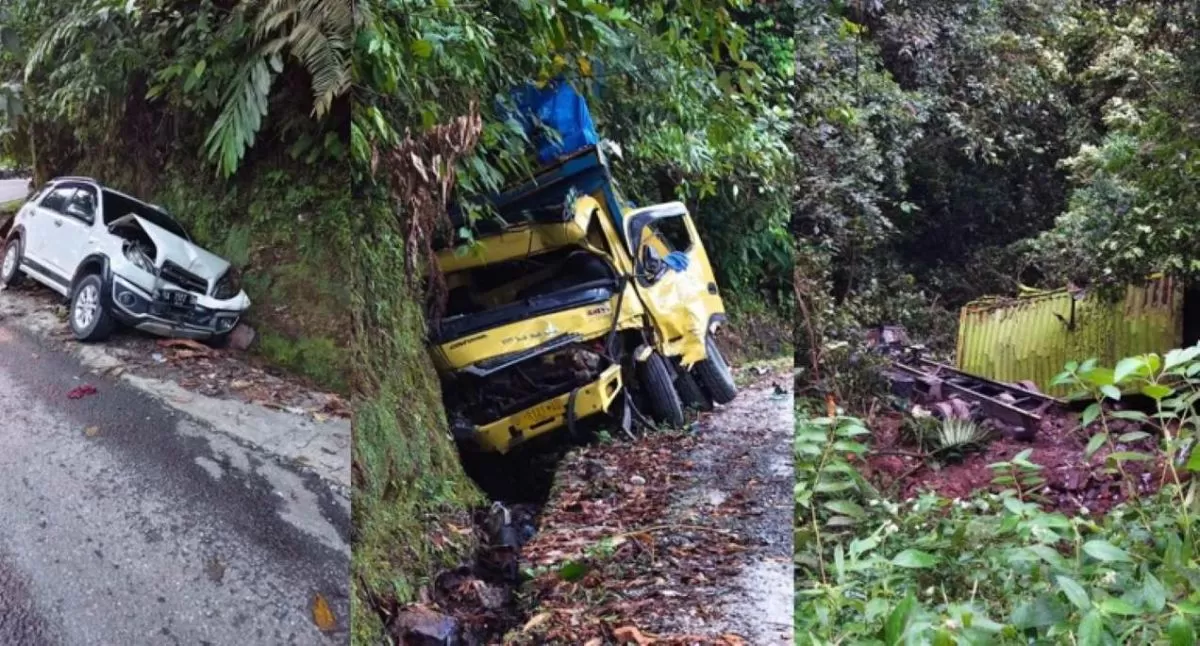 Truk Terperosok ke Jurang, Kecelakaan Beruntun Terjadi di Bonjol Pasaman