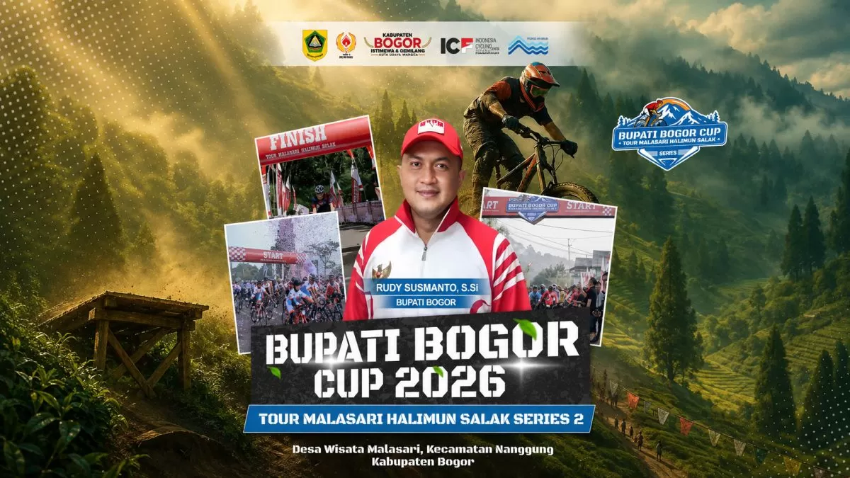 Bupati Bogor Cup 2026 Dimulai, 440 Pembalap dari 18 Provinsi dan Jepang Siap Adu Cepat