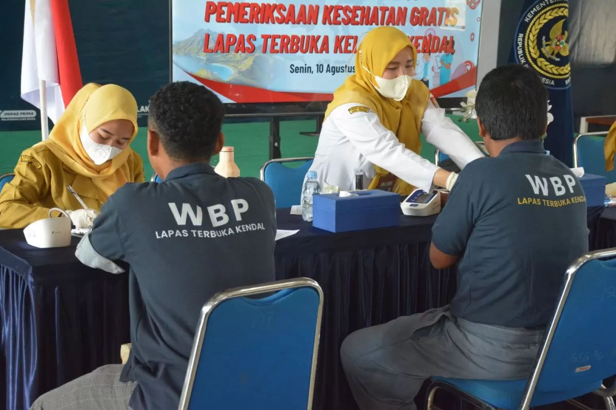 Semarak HUT RI ke-81, Lapas Terbuka Kendal Perkuat Deteksi Dini Kesehatan Warga Binaan