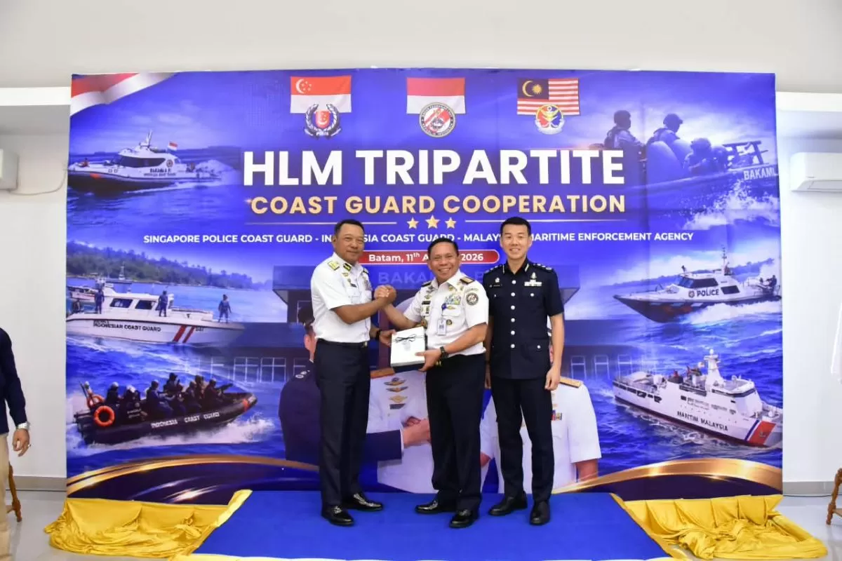 Bakamla RI Perkuat Kerja Sama Trilateral dengan Malaysia dan Singapura untuk Keamanan Laut