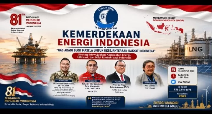 Senior GMKI Gelar Seminar Kemerdekaan Energi, Bahas Kedaulatan Blok Masela