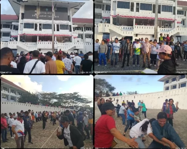 Tarik Tambang Lintas OPD Meriahkan HUT ke-81 RI di Tanimbar, Ketua DPR: Bersatu Jadi Kekuatan Luar Biasa