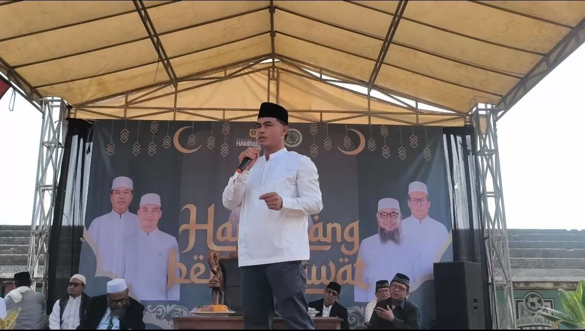 Hambalang Bersholawat Digelar, Wawang Sudarwan Ajak Warga Teladani Akhlak Rasulullah