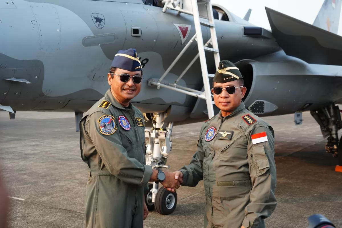 Panglima TNI Cek Kesiapan Rafale dan Alutsista TNI AU di Lanud Halim