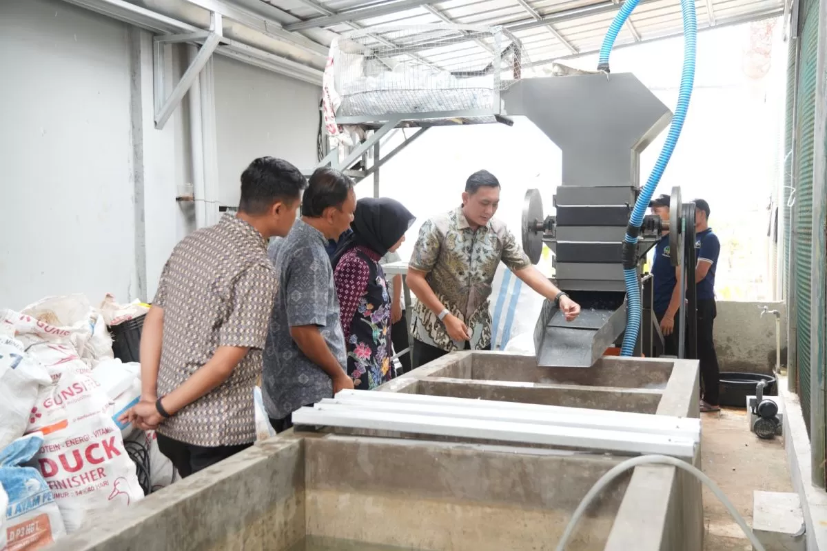 Ada Budi Daya Maggot dan Peternakan, Rutan Tangerang Tertarik Inovasi Lapas Cibinong
