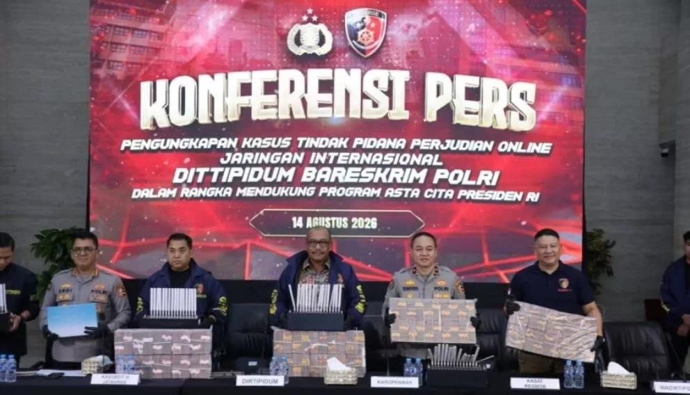 Bareskrim Sita Rp10 Miliar dalam Pengungkapan Jaringan Judi Online Ujangbet