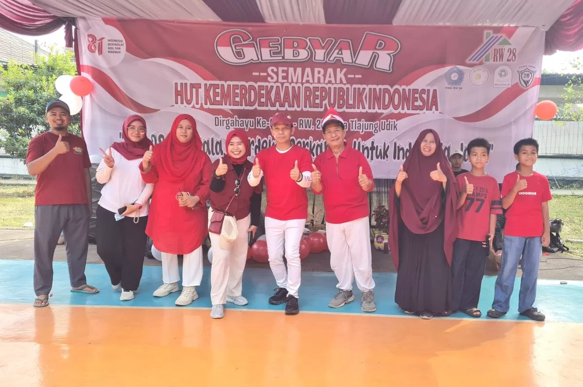 8 Warga RW 28 Tlajung Udik Rayakan Hari Jadi Bersamaan dengan HUT ke-81 RI