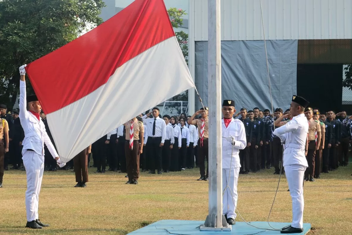 Lapas Cibinong Peringati HUT ke-81 RI, Pengabdian Petugas Mendapat Apresiasi