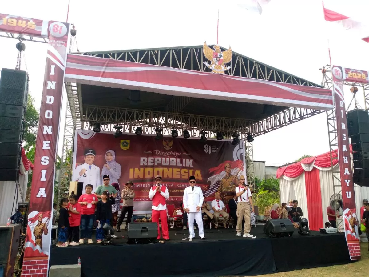 Kemeriahan HUT RI ke-81 di Ciangsana, Nasionalisme Berpadu dengan Budaya Lokal