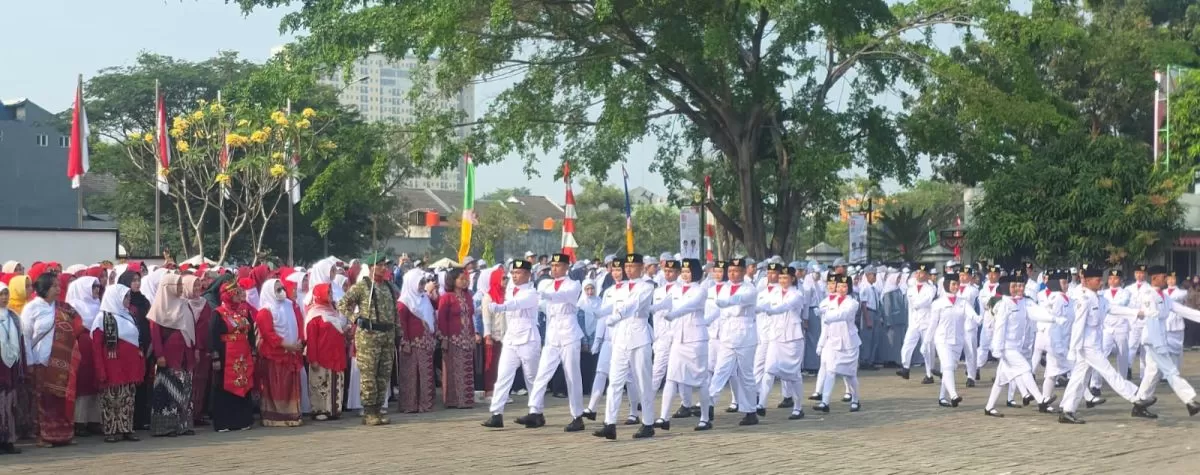 HUT ke-81 RI di Cileungsi Diwarnai Santunan, Penghargaan dan Apresiasi Paskibra