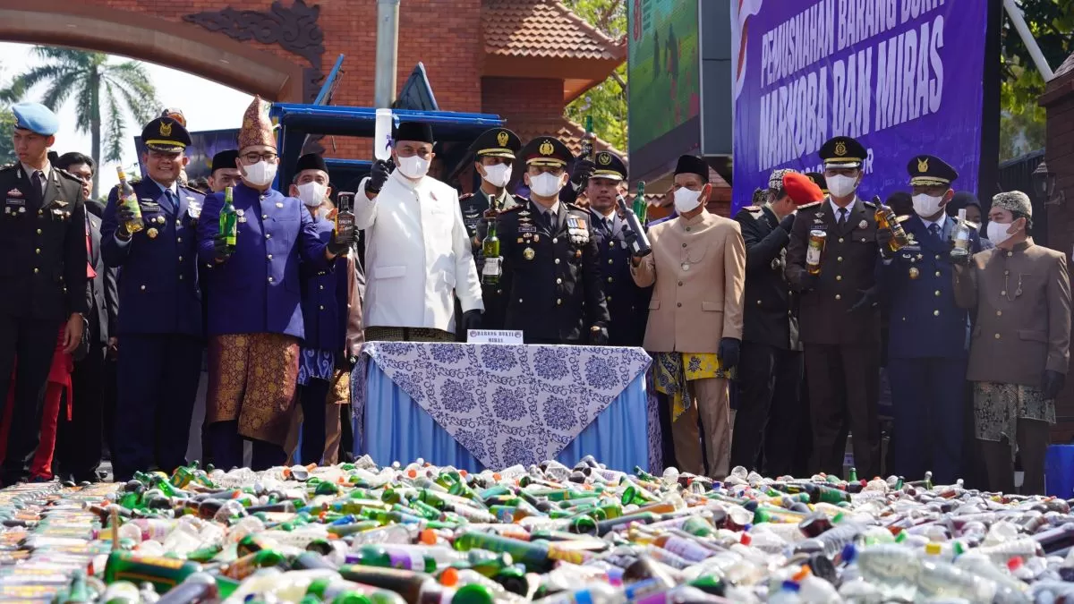 1,5 Juta Obat Keras hingga 3 Kg Sabu Dimusnahkan Polres Bogor