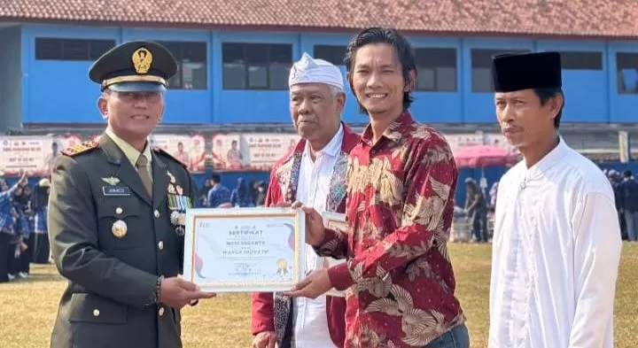 Medi Susanto Raih Penghargaan Warga Inovatif HUT ke-81 RI di Parungpanjang