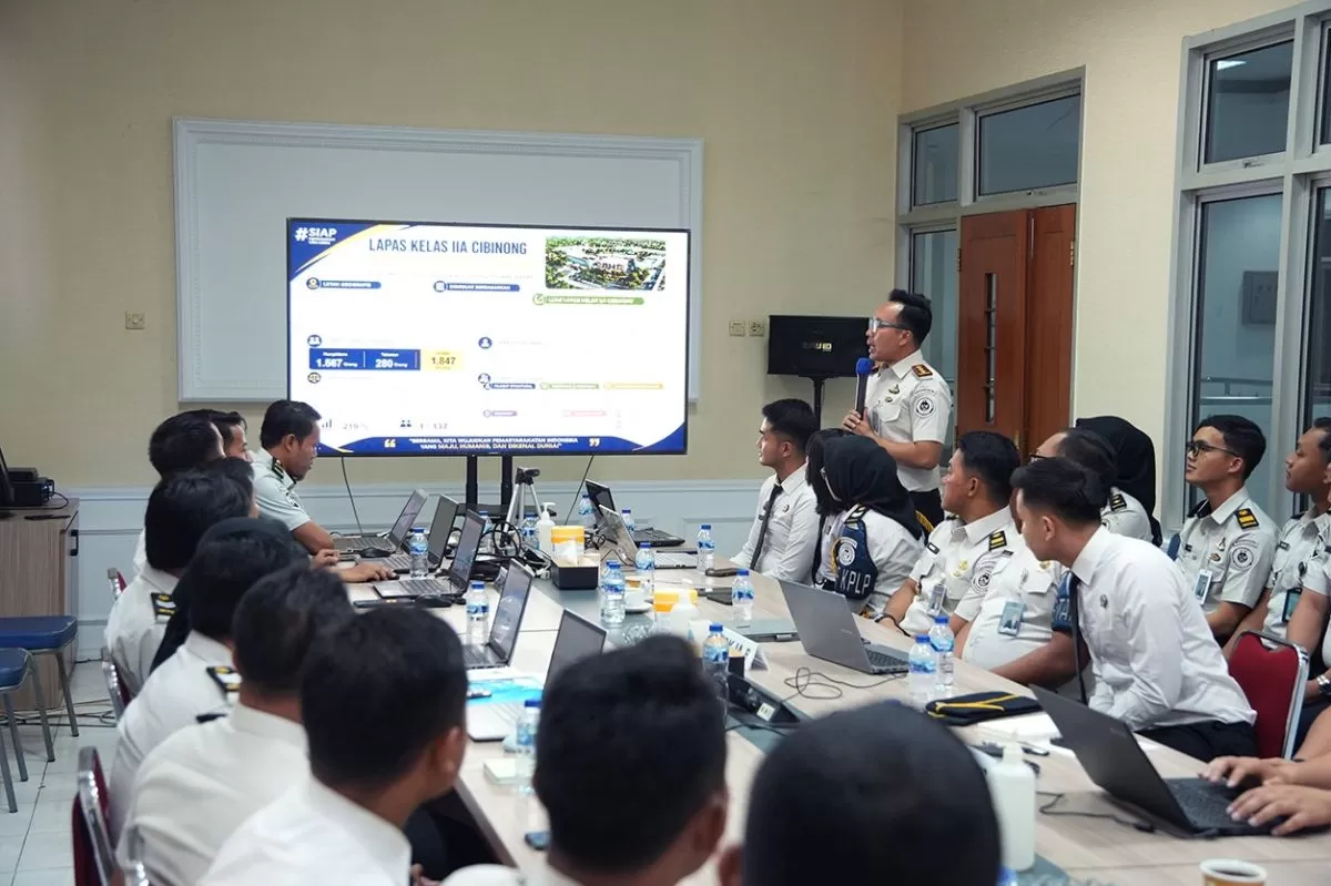 Pertahankan Predikat WBBM, Lapas Cibinong Buka Data dan Inovasi kepada Tim Penilai Internal