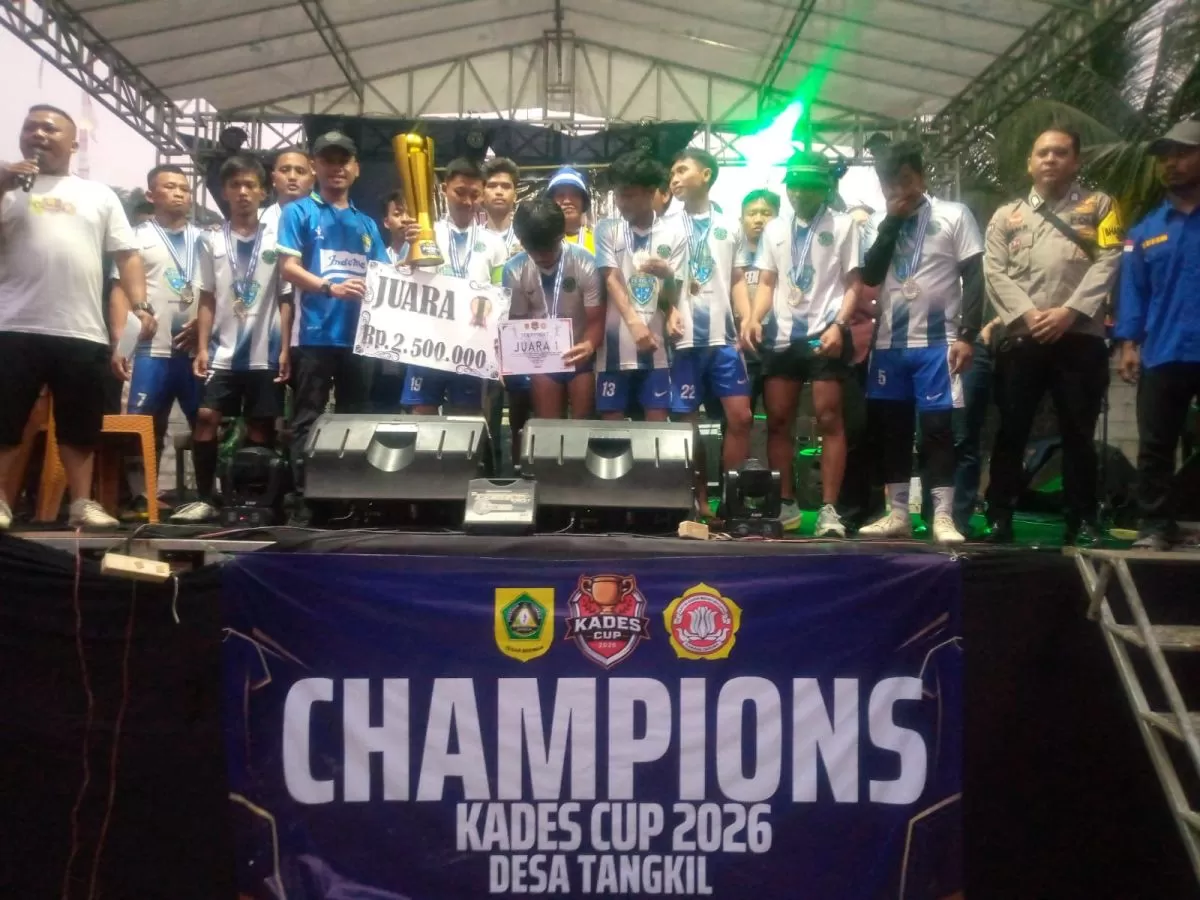 Batu Kutu FC Juara Kades Cup 2026 Desa Tangkil, Menang 2-1 atas Cionyam FC