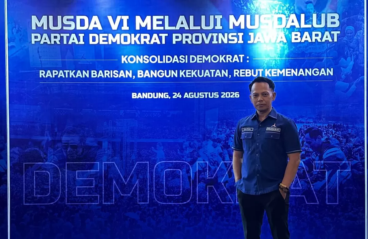 Saiful Amari Ucapkan Selamat, Anton Sukartono Suratto Kembali Pimpin Demokrat Jabar