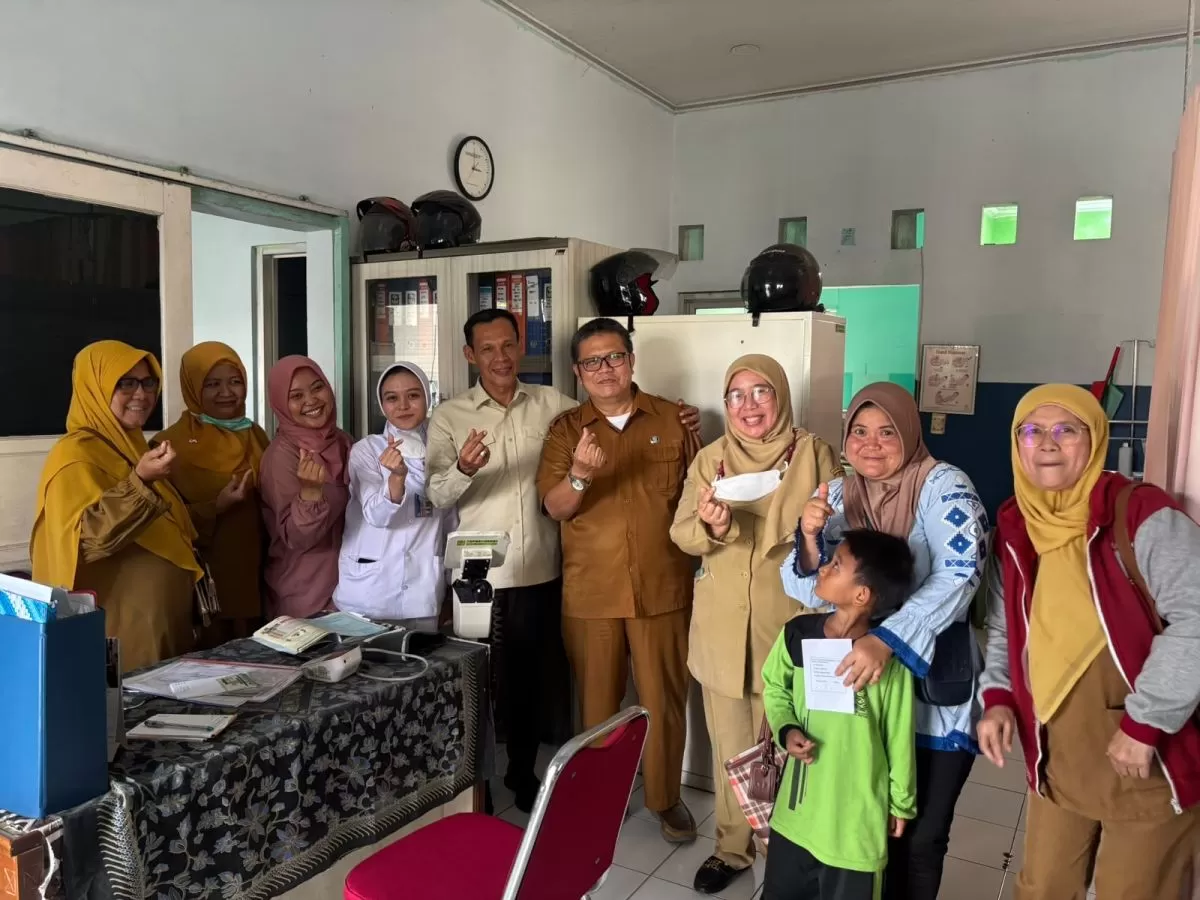 Hari Kejepit, Jaro Ade Pastikan Pelayanan Puskesmas Gunung Sindur Tetap Optimal