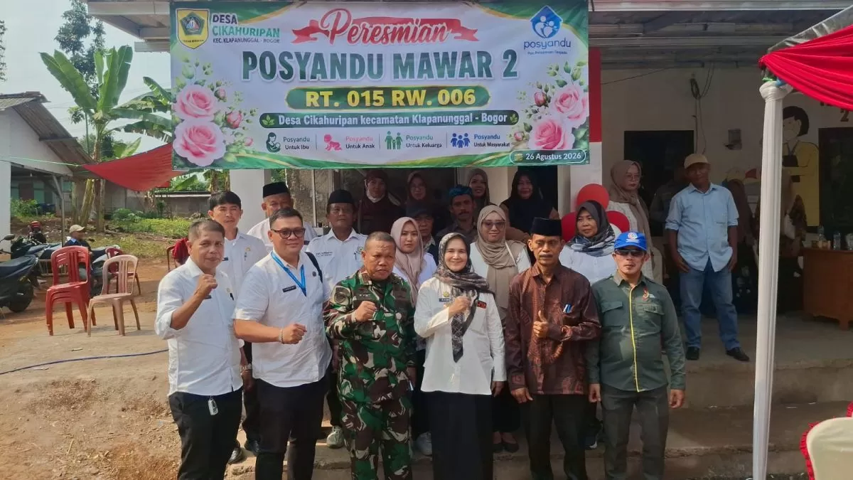 Posyandu Mawar 2 Diresmikan, Desa Cikahuripan Kini Punya 27 Posyandu