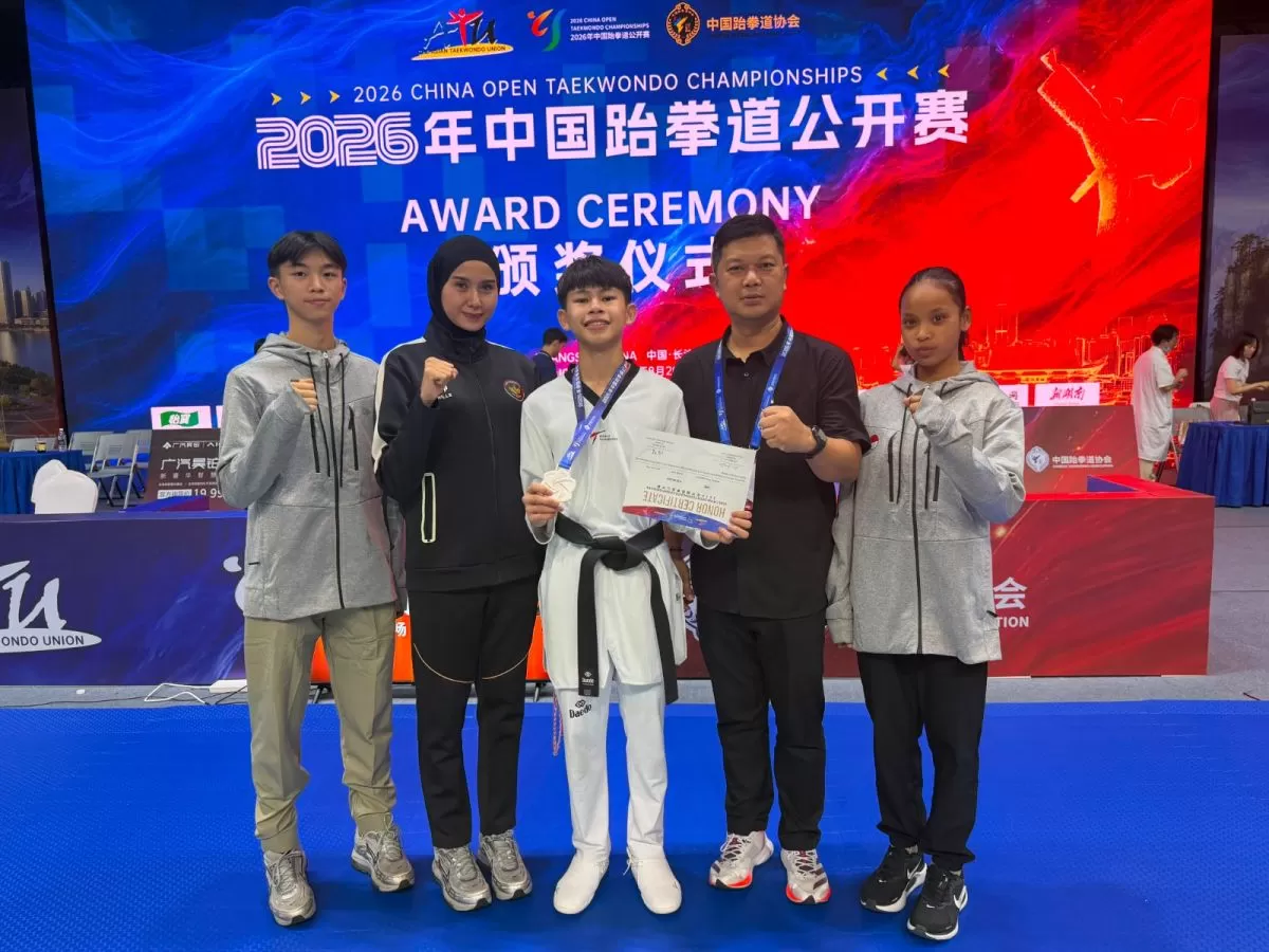 Tampil di China Open Taekwondo Championship 2026, Giovano Gikey Bawa Pulang Medali Perak