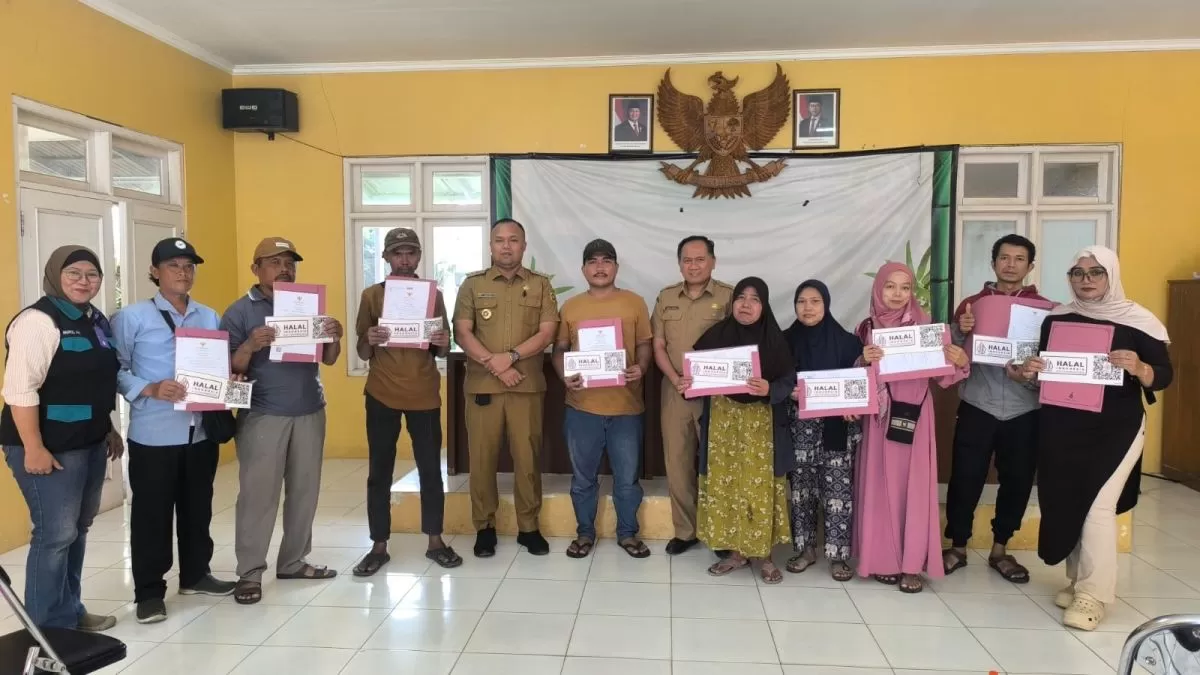 Dinas Koperasi dan UKM Kabupaten Bogor Data 101 UMKM di Desa Cijayanti, 90 Sudah Kantongi NIB