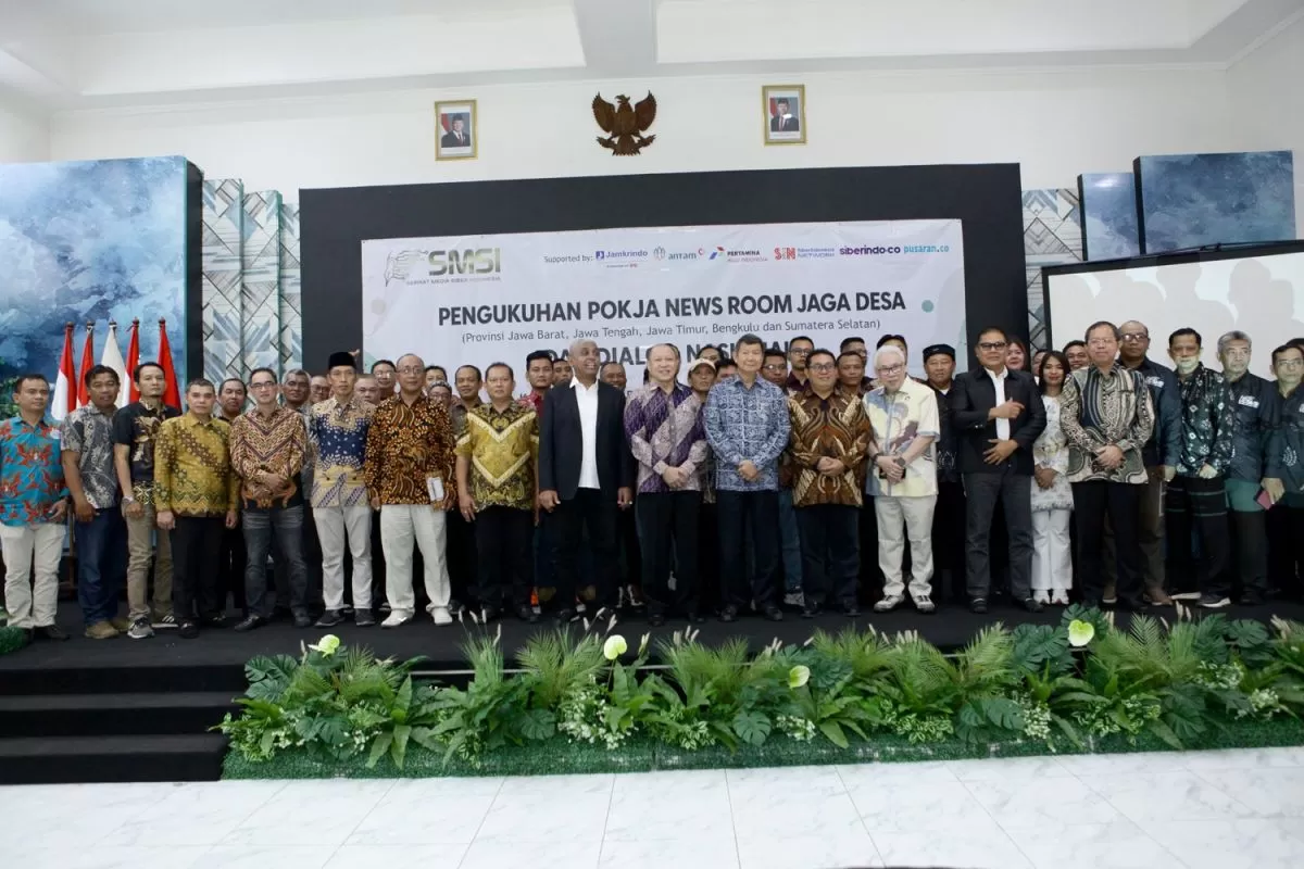 SMSI Kukuhkan Pokja Newsroom Jaga Desa, Dorong Pers Ikut Merawat Desa dan NKRI
