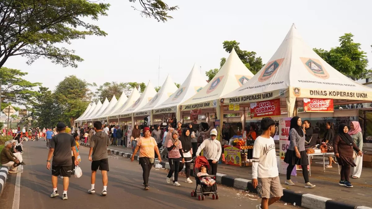 Tak Hanya Olahraga, CFD Tegar Beriman Bawa Berkah bagi UMKM Bogor